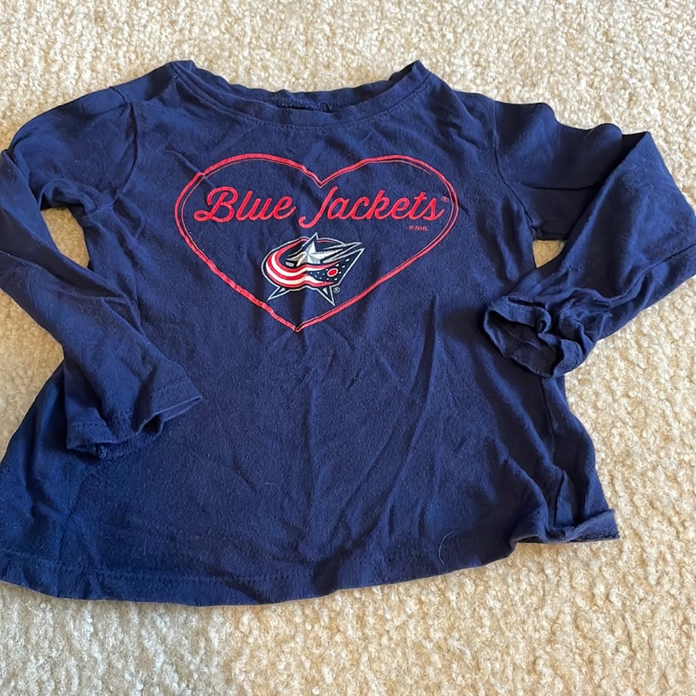 Columbus Blue Jackets 3t ls tee